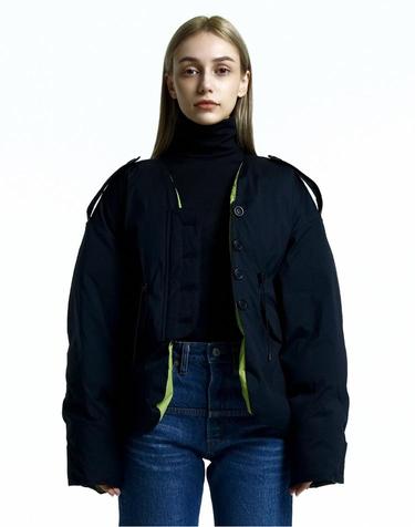 V Neck Puffer jacket