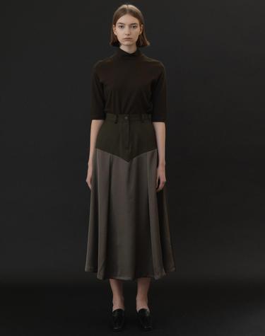 Trouser detailed flare skirt