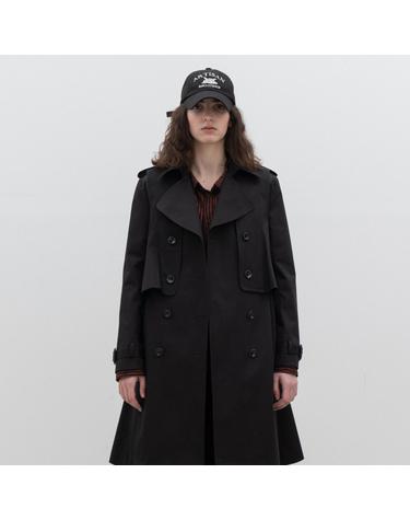 Detachable detailed trench coat