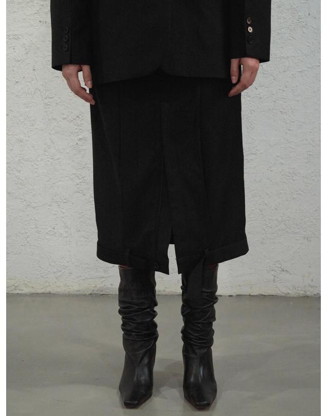 비스킷샵 Reversed trouser skirt 착용컷