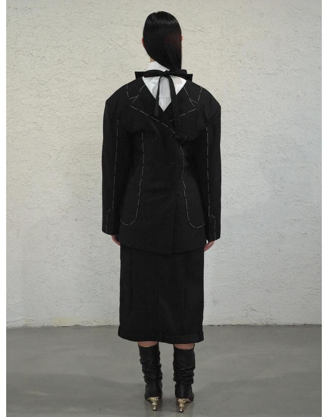 비스킷샵 Reversed trouser skirt 착용컷