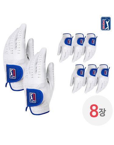 [8장세트]PGATOUR 맥스 프로 / 골프 양피장갑 8장