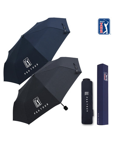 [20개묶음]PGATOUR 3단 수동 무지 우산(블랙,네이비)/판촉선물/행사답례품/단체대량