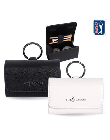 [PGA TOUR] 헤리티지 레더 볼주머니 골프공 볼케이스 골프공 2알사이즈