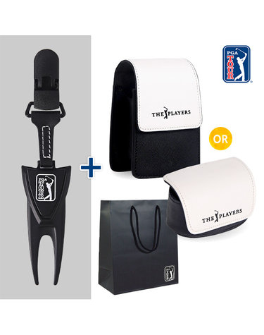 [PGATOUR] 멀티 퍼터키퍼 그린보수기 디봇툴 볼마커+쇼핑백+골프공 주머니 OR 거리측정기 케이스 택1 / 설 명절 골프 기프트