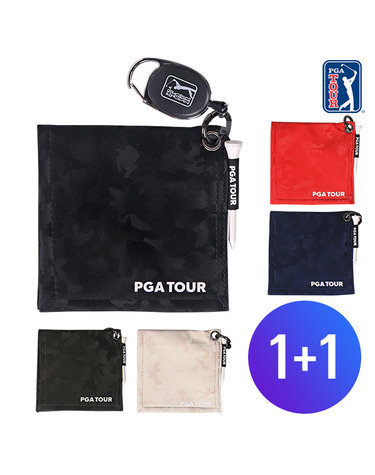 PGA TOUR 카모 골프 릴 클리너 스포츠 타올 21PTACL