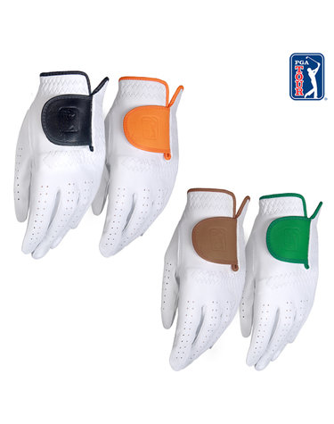 [PGATOUR] 프리미엄 투어 프로 컬러 남성 양피 골프 장갑