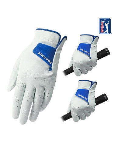 [3장세트]PGATOUR 하이퍼소프트 양피같은 합피 남성 골프장갑 3장