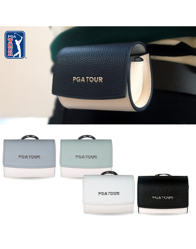 피지에이투어 [PGATOUR] 고급형 리저브 2볼 볼주머니 볼케이스 착용컷