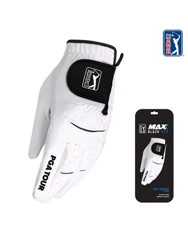 [PGATOUR] 블랙핏 반양피 남성 골프장갑