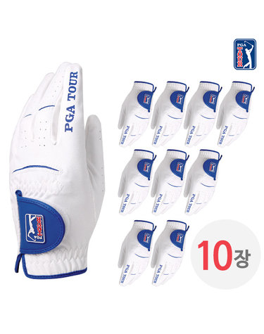 [40차 리오더][10장세트] PGATOUR 맥스플렉스 합피 골프장갑 10장
