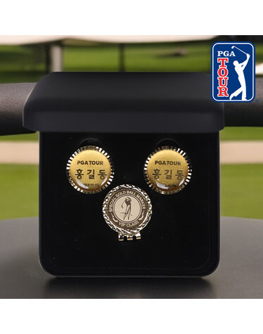 [PGATOUR] 순금 99.9% 골프 골드 볼마커 주문제작 커스텀 MGB-001
