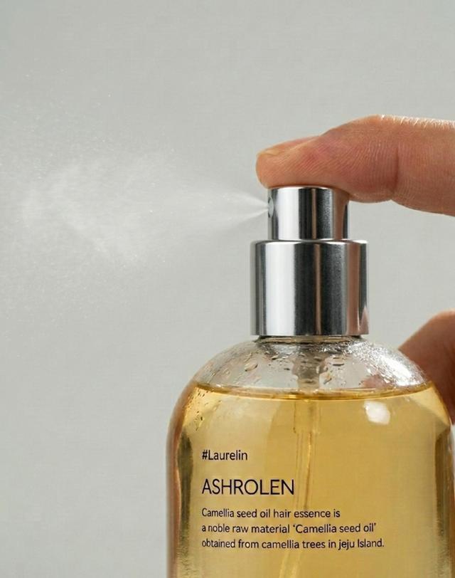 애쉬로렌 애쉬로렌 제주 동백오일 헤어에센스 80ml 착용컷