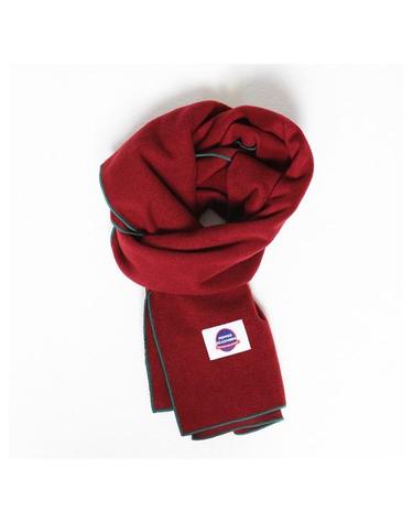 WOOL MUFFLER_burgundy