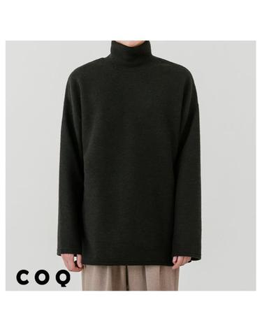 Golgi turtleneck T-shirts_black