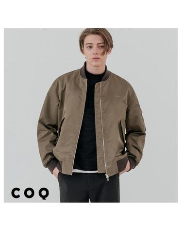 Overfit signature MA-1_khaki brown