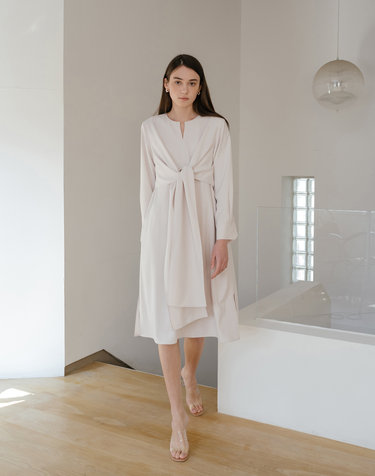 Ivory Overlay Dress
