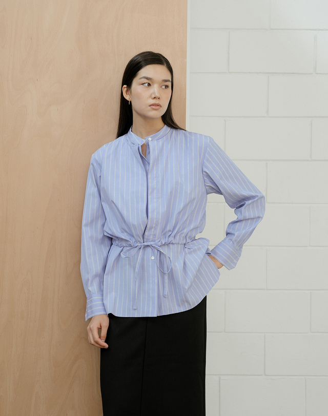 유니스 Stripe Double Layered Shirt 착용컷