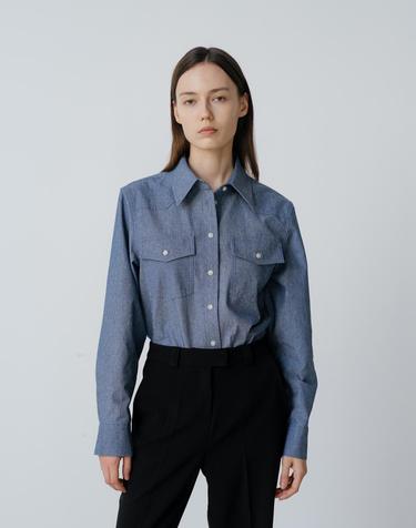 Chambray Western Shirt