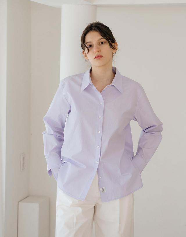 유니스 Y2 Lavender Basic Shirt 착용컷
