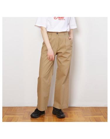 APL011_Cotton Wide Pants_Beige