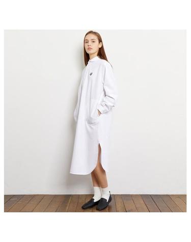 AOP001_Round Collar Onepiece_White