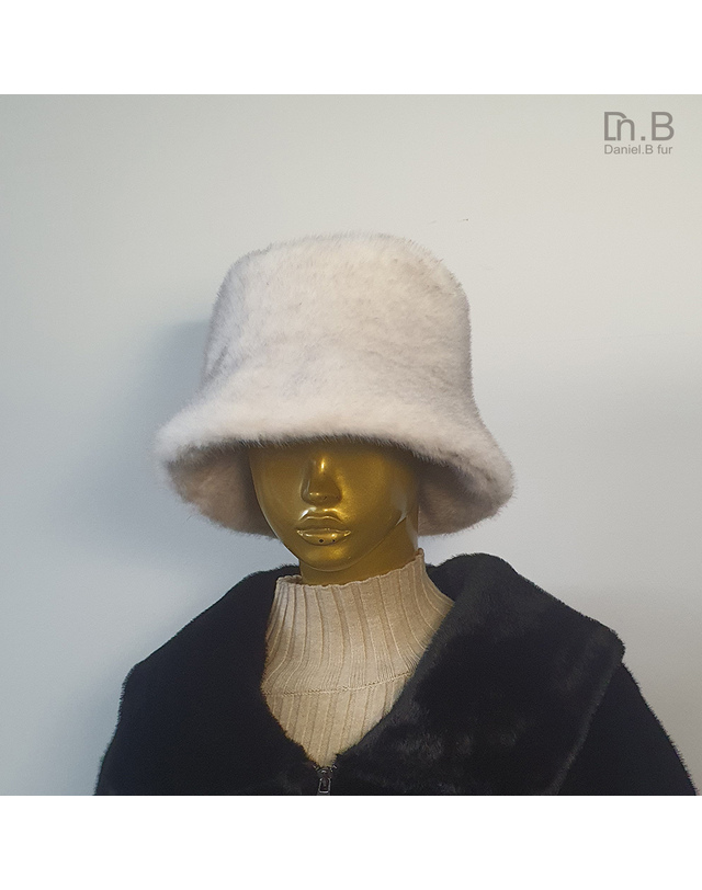 디앤비모피 디앤비퍼 프리미엄 에코퍼 벙거지 힙 중년여성 모자(DO1427HA) 착용컷