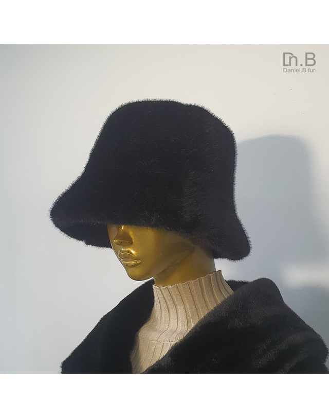 디앤비모피 디앤비퍼 프리미엄 에코퍼 벙거지 힙 중년여성 모자(DO1427HA) 착용컷