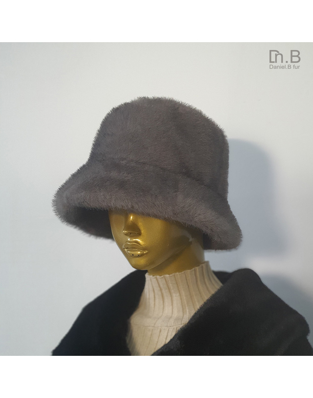 디앤비모피 디앤비퍼 프리미엄 에코퍼 벙거지 힙 중년여성 모자(DO1427HA) 착용컷