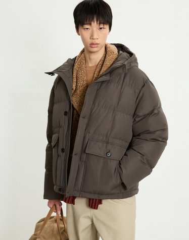 Karakoram Short Goose Down Jumper (Khaki)