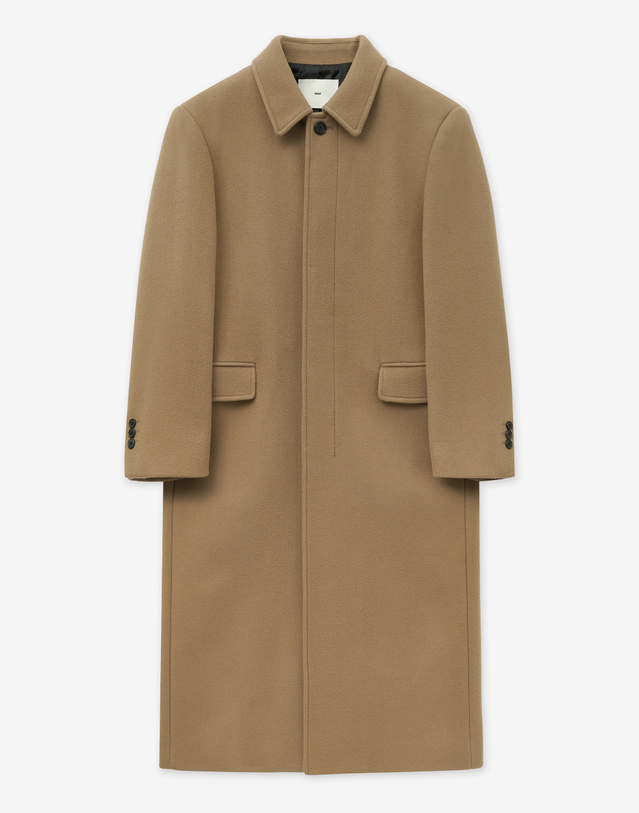 티엔지티 Wool Blended Mac Coat (Camel) 캐멀 착용컷