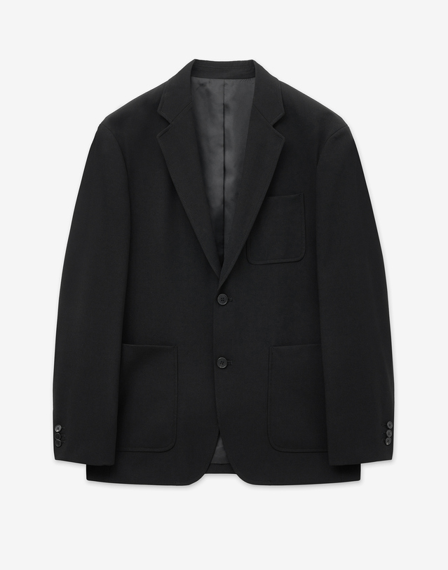 티엔지티 Wool Blended Comfort Jacket (Black) 블랙 착용컷