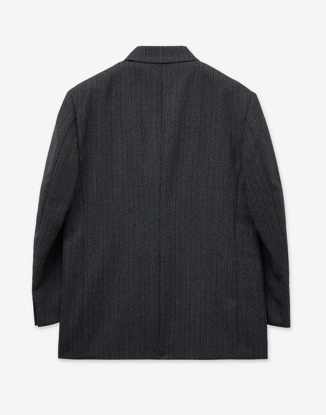 티엔지티 Virgin-wool Herringbone Double Jacket (Grey) 그레이 착용컷