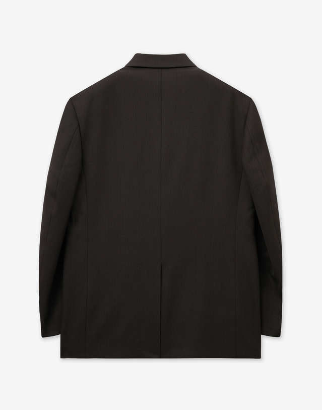 티엔지티 Virgin-wool Herringbone Single Jacket (Vintage Brown) 브라운 착용컷