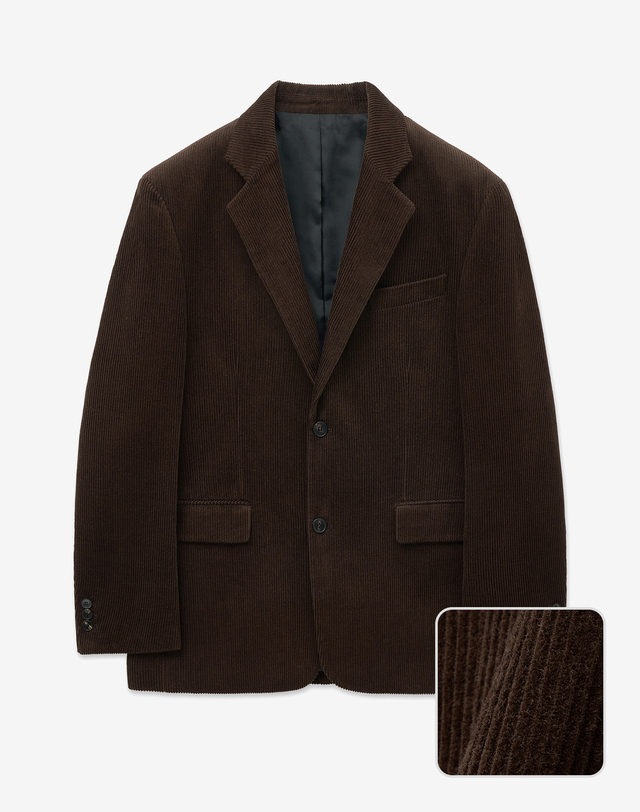 티엔지티 Corduroy Jacket (Brown) 브라운 착용컷