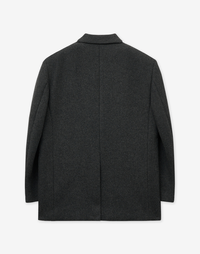 티엔지티 Heavy Wool Oversized Blazer (Grey) 그레이 착용컷