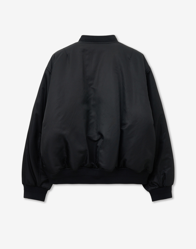 티엔지티 MA-1 Bomber Cropped Jacket (Black) 블랙 착용컷
