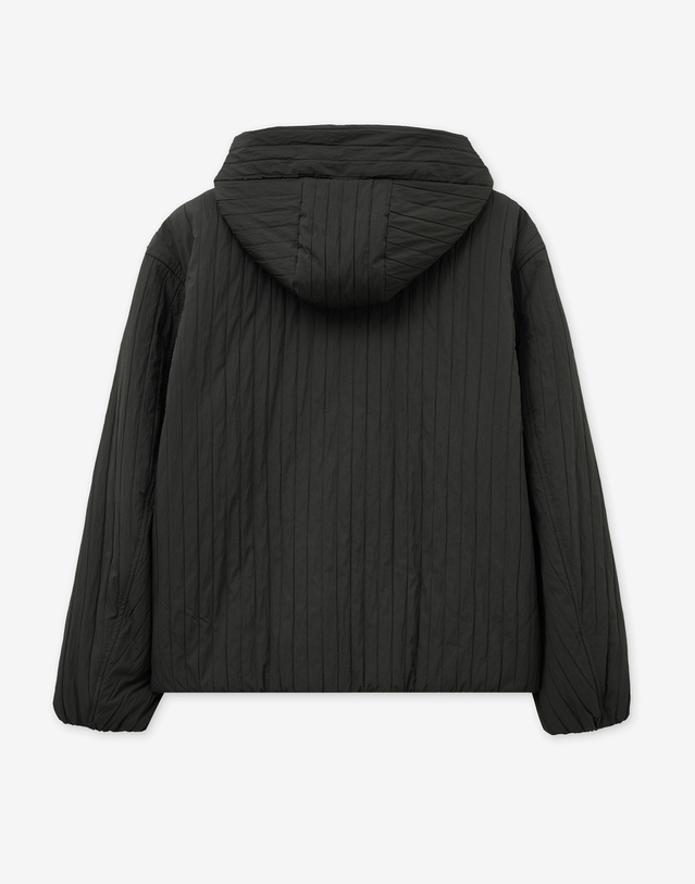 티엔지티 Light Padded Hoodie Jacket (Dark Khaki) 카키 착용컷