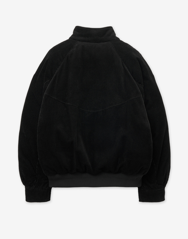 티엔지티 European-goose Corduroy Herrington down Jumper (Black) 블랙 착용컷