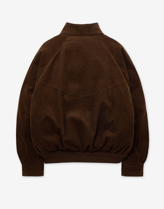 티엔지티 European-goose Corduroy Herrington down Jumper (Brown) 브라운 착용컷