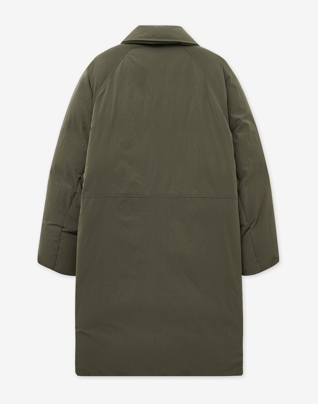 티엔지티 European-goose Duffle Long Down Jumper (Khaki) 카키 착용컷