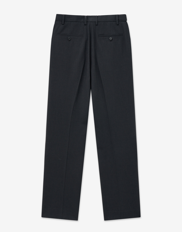티엔지티 Wool Blended Tapered-fit Comfort Pants (Dark Grey) 차콜 그레이 착용컷