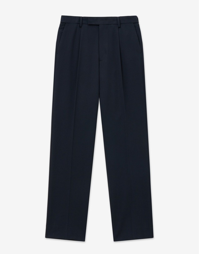 티엔지티 Wool Blended Tapered-fit Comfort Pants (Navy) 네이비 착용컷