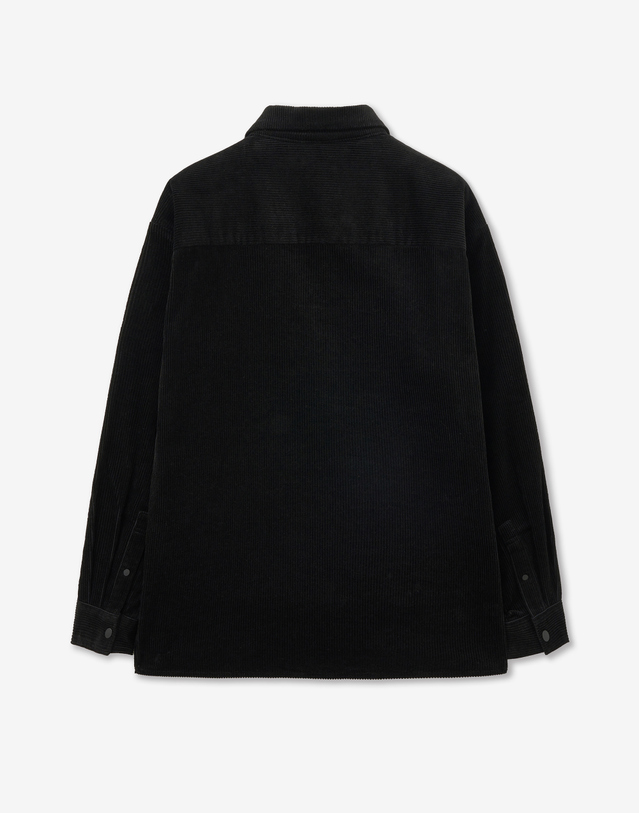 티엔지티 Corduroy Pull-over Shirt (Black) 블랙 착용컷