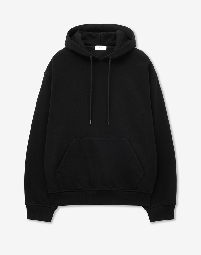 티엔지티 Oversized Hoodie Sweat (Black) 블랙 착용컷