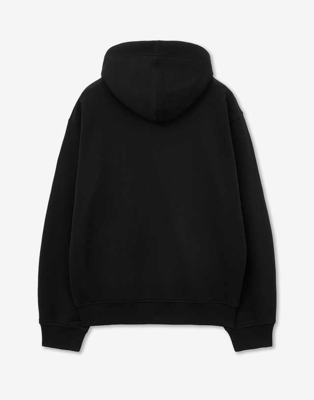 티엔지티 Oversized Hoodie Sweat (Black) 블랙 착용컷