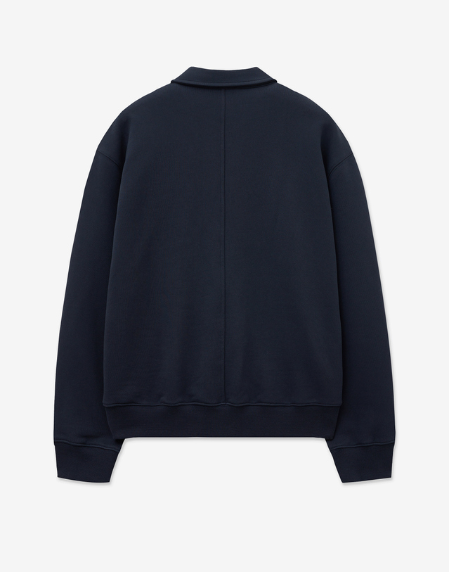 티엔지티 Embroidery Logo Polo Sweat (Navy) 네이비 착용컷