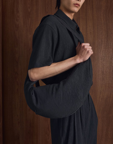 Kinoshita Seersucker Tabito Bag (Grey)