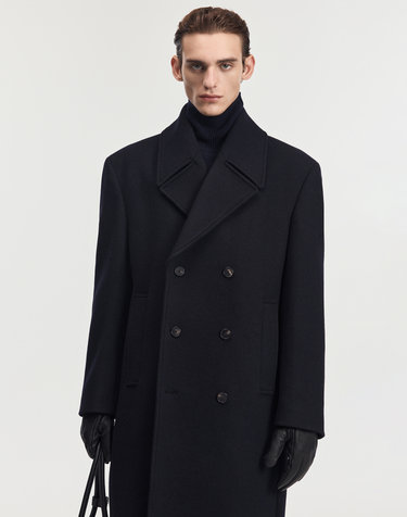 Oversized Peacoat (Navy)