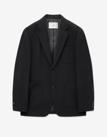 Wool Blend Comfort Jacket (Black)